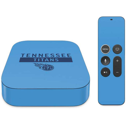 NFL Tennessee Titans Blue Performance Series Apple TV Skin